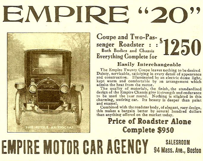 1911 Empire Auto Advertising